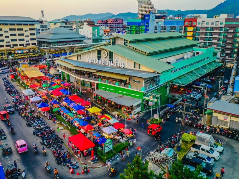 ตลาดสดบันซ้าน ป่าตอง ภูเก็ต